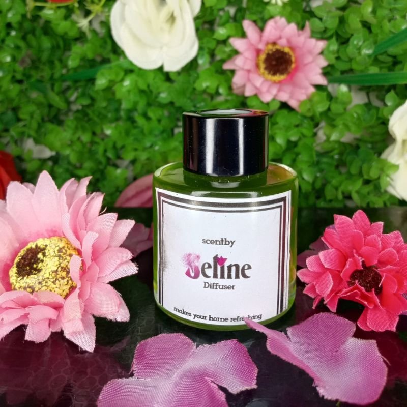 Seline Fragrance Reed Diffuser – Vanilla, Amber & Musk Mixed / Lemon & Cinnamon Mixed - Image 3