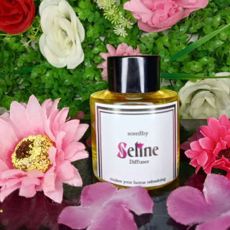 Seline Fragrance Reed Diffuser – Vanilla, Amber & Musk Mixed / Lemon & Cinnamon Mixed - Image 4